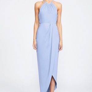 SHONA JOY CORE HIGH NECK RUCHED DRESS - NEW!